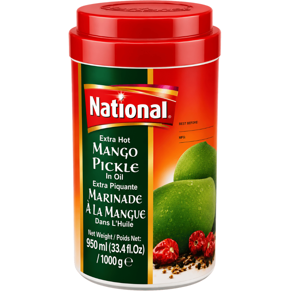 National Extra Hot Mango Pickle 1 kg buy online USA - 1